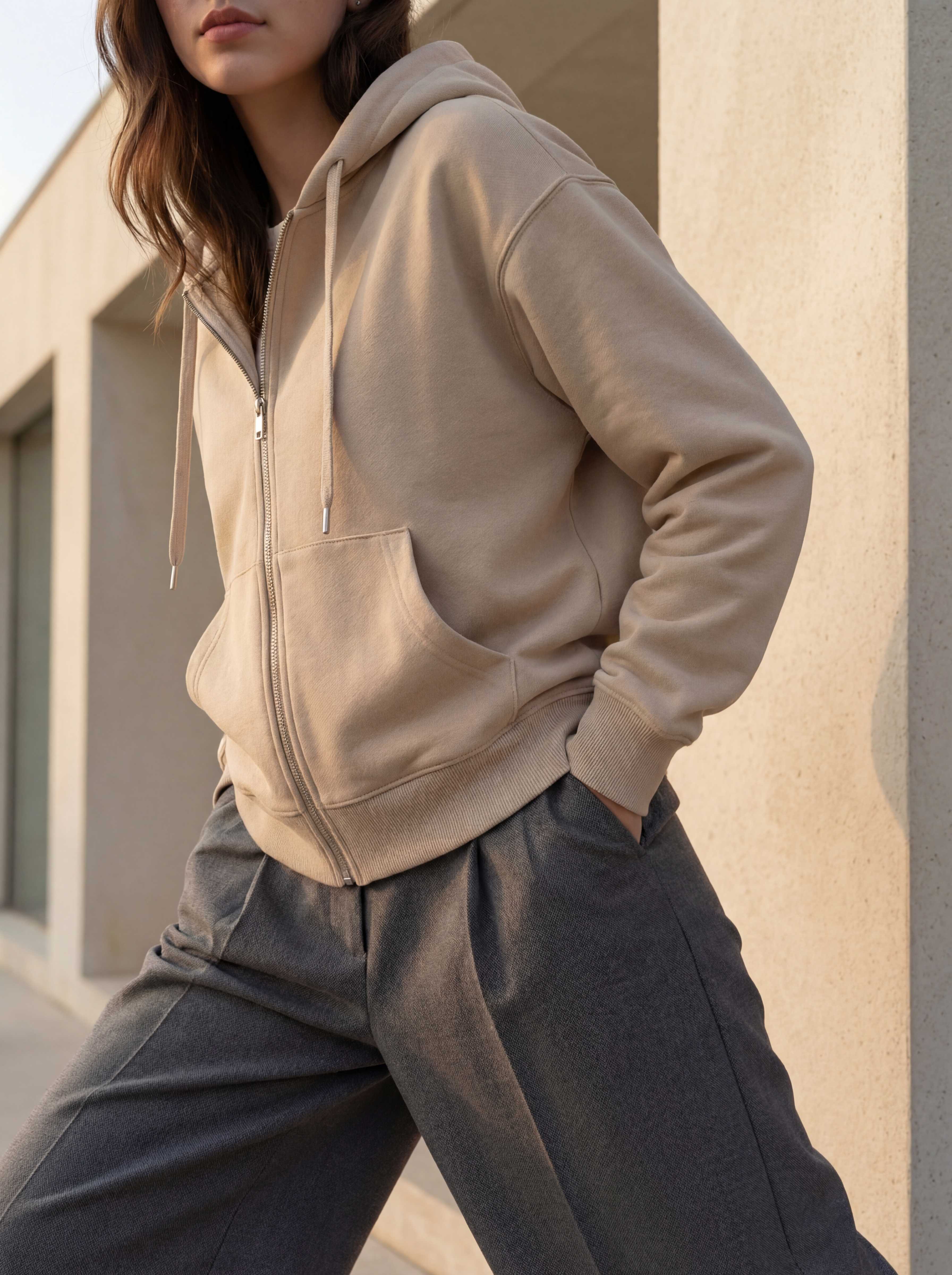 VAREL Elevated Essentials campaign hero - minimal capsule wardrobe